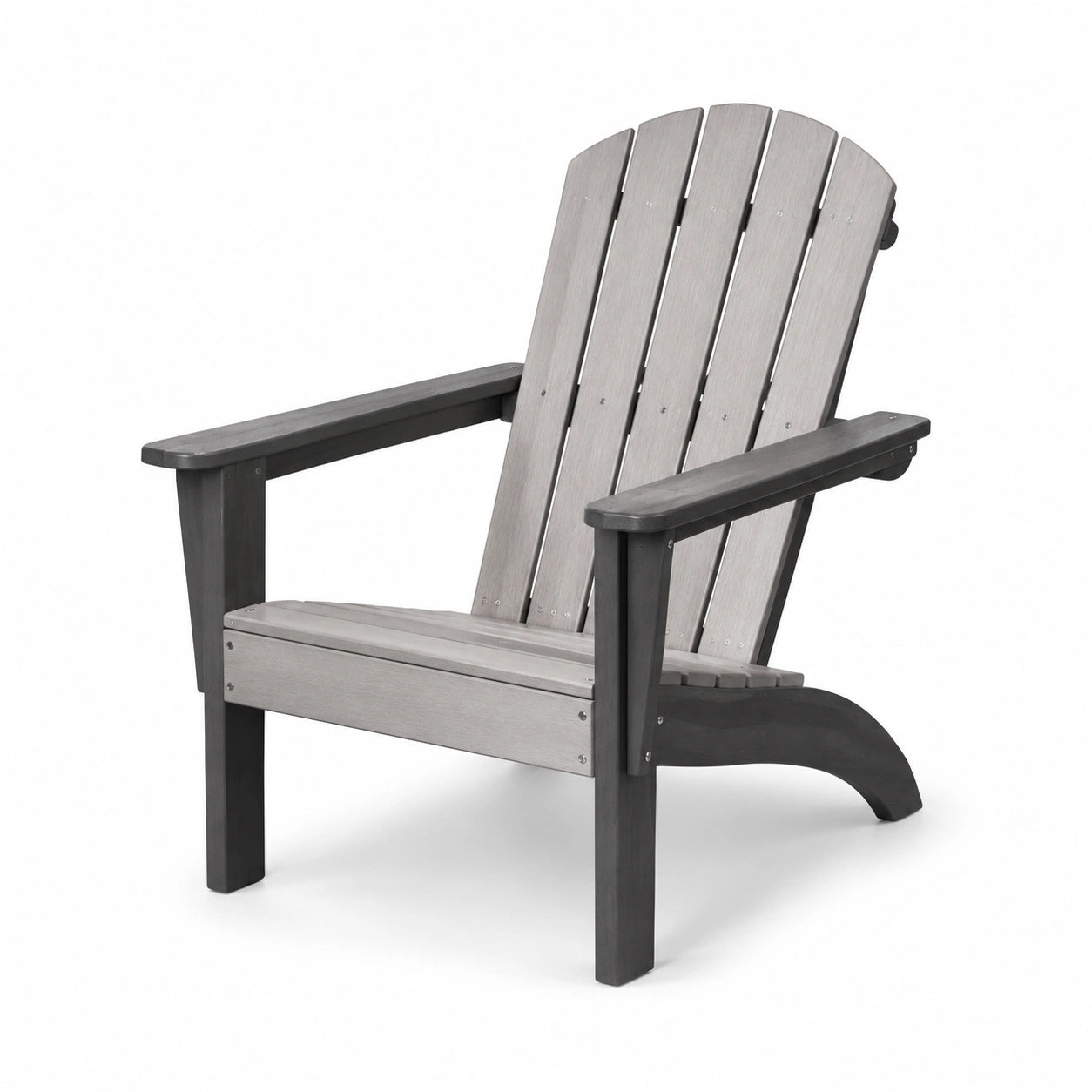 Adirondack Stuhl Kunststoff Grau 88 cm Hoch