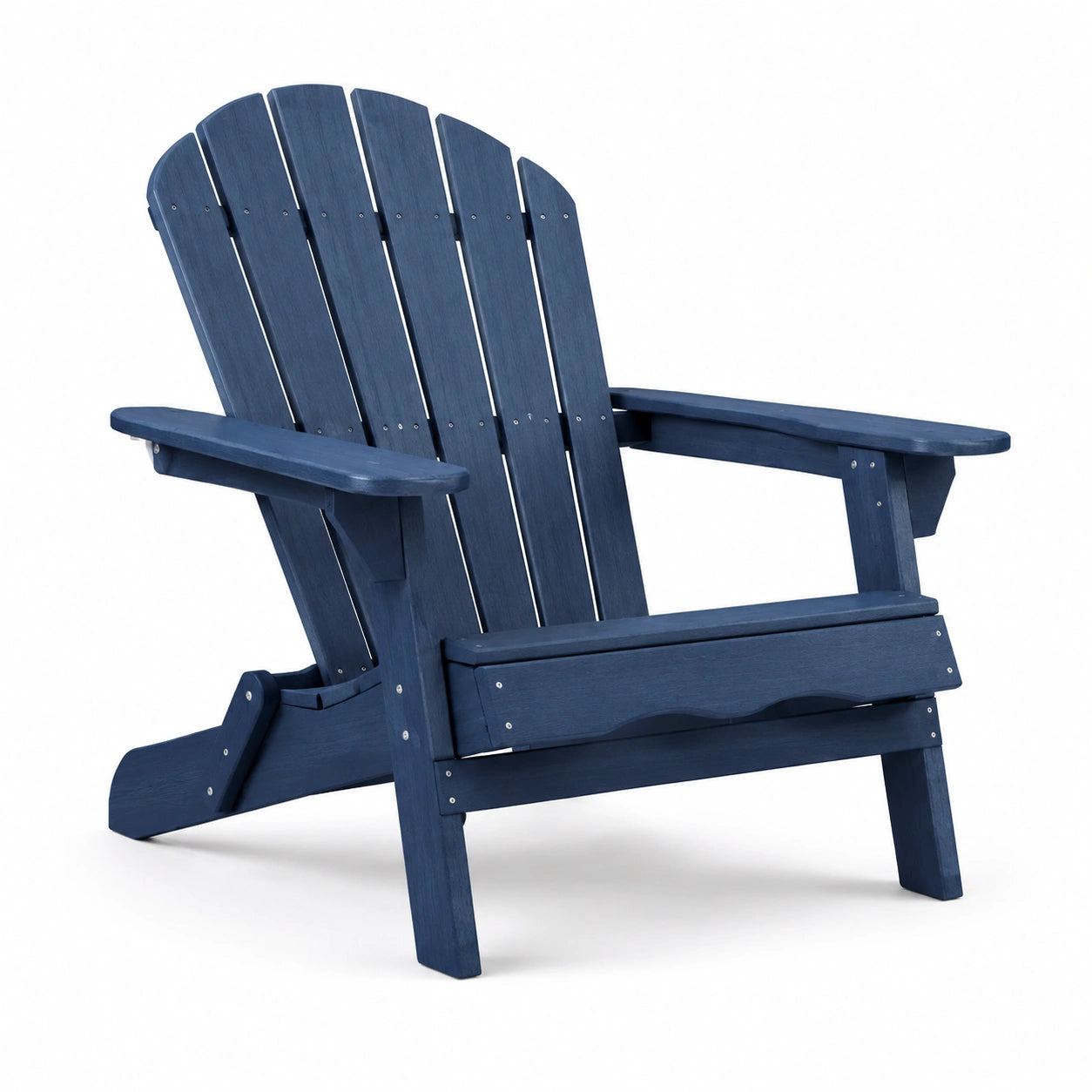 Adirondack Stuhl aus Holz Blau 90 cm x 75 cm x 85 cm