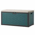 Gartenbox Kunststoff Grün/Beige