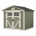 Gartenhaus aus Holz mit Doppeltür 350x250x230 cm Grün/Beige