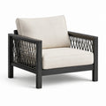 Garten-Loungesessel Aluminium Polyestergewebe Beige
